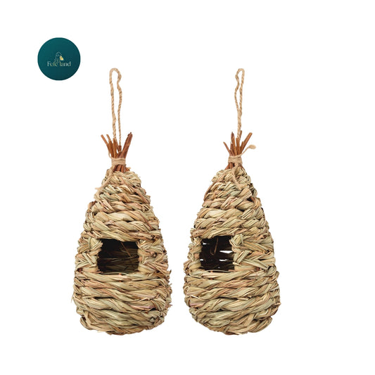 קן הטלה קש סגור לציפורים