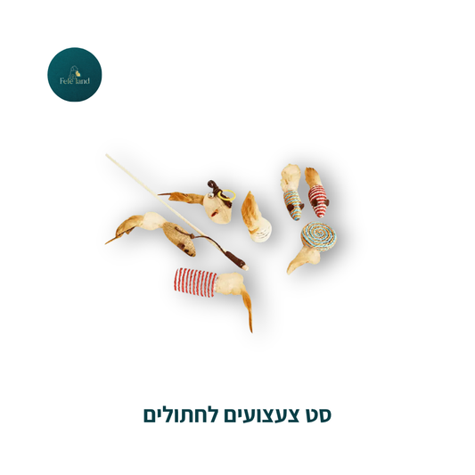 סט צעצועים לחתולים