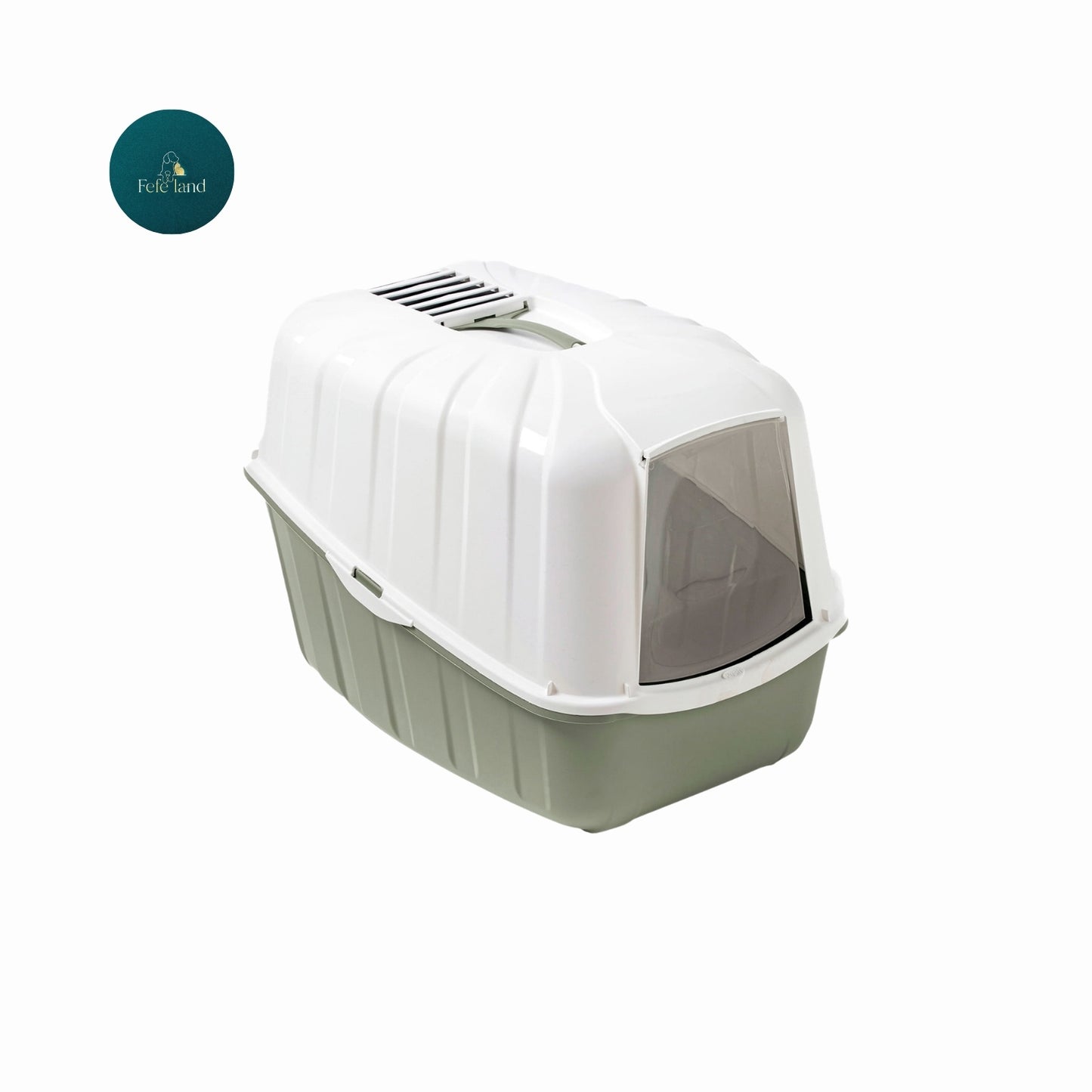 שירותים סגור גדול לחתול עם פתיחה קדמית